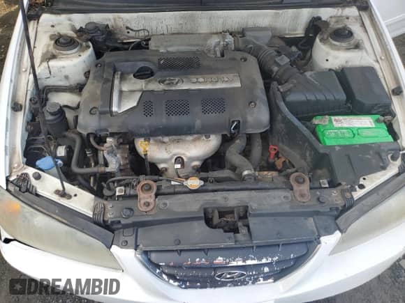 2006 Hyundai Elantra GLS with VIN KMHDN46D46U356873, listed as a Copart auction lot 66538955 with 129,581 mi miles and Salvage title. Bid and sale history available at DreamBid. Image 11.