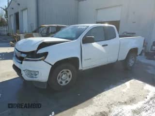 2019 Chevrolet Colorado 2WD Work Truck with VIN 1GCHSBEN4K1212121, listed as a Copart auction lot 48672265 with 191,435 mi miles and Salvage title. Bid and sale history available at DreamBid. Image 1.