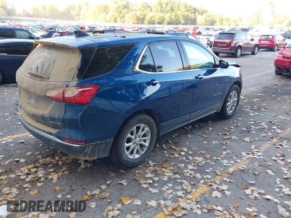 ✅ 2020 Chevrolet Equinox LT • VIN: 3GNAXTEV8LL158798 • Lot: 43221884. Listed on IAAI with 85,823 mi. Free auction sales archive from the USA and detailed vehicle history report at DreamBid. Image 4.