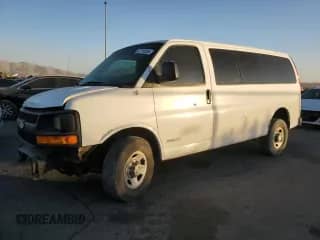 2006 Chevrolet Express Passenger с VIN 1GAGG25V461227908, выставлен на аукционе Copart как лот 42710255 с пробегом 201 466 миль миль и Списание • Salvage title. История ставок и продаж доступна на DreamBid. Изображение 1.