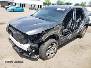 2022 Hyundai Santa Fe SE z VIN 5NMS1DAJ9NH417869, wystawiony jako Copart lot #58532455 z przebiegiem 57 783 mil mil oraz Szkoda całkowita • Salvage title. Historia ofert i sprzedaży dostępna na DreamBid. Obrazek 1.