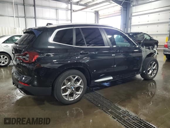 ✅ 2022 BMW X3 xDrive30i • VIN: 5UX53DP02N9M20032 • Lot: 61430555. Listed on Copart with 38,854 mi. Free auction sales archive from the USA and detailed vehicle history report at DreamBid. Image 3.