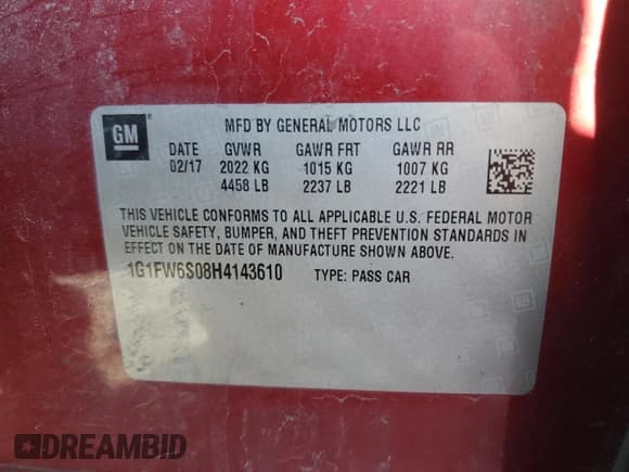 ✅ 2017 Chevrolet Bolt EV LT • VIN: 1G1FW6S08H4143610 • Lot: 48076205. Wystawiony na Copart z przebiegiem 193 670 mil. Bezpłatny archiwum sprzedaży aukcyjnych z USA i szczegółowy raport historii pojazdu na DreamBid. Zdjęcie 12.