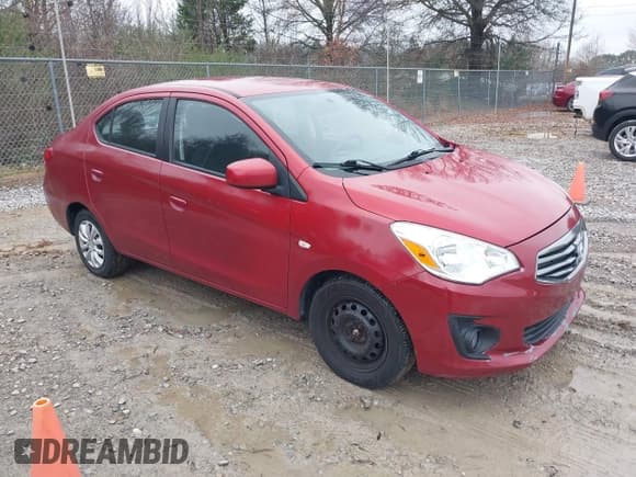 ✅ 2017 Mitsubishi Mirage ES • VIN: ML32F3FJ9HHF08060 • Lot: 43879506. Listed on IAAI with 68,836 mi. Free auction sales archive from the USA and detailed vehicle history report at DreamBid. Image 1.
