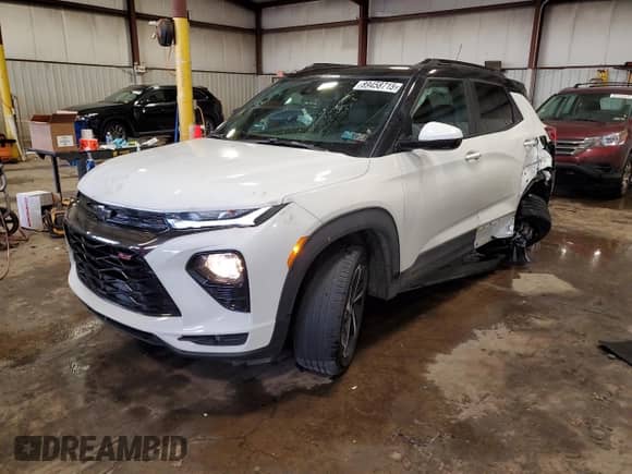 2023 Chevrolet TrailBlazer RS с VIN KL79MUSL8PB035519, выставлен на аукционе Copart как лот 89458715 с пробегом 45 595 миль миль и Списание • Salvage title. История ставок и продаж доступна на DreamBid. Изображение 1.