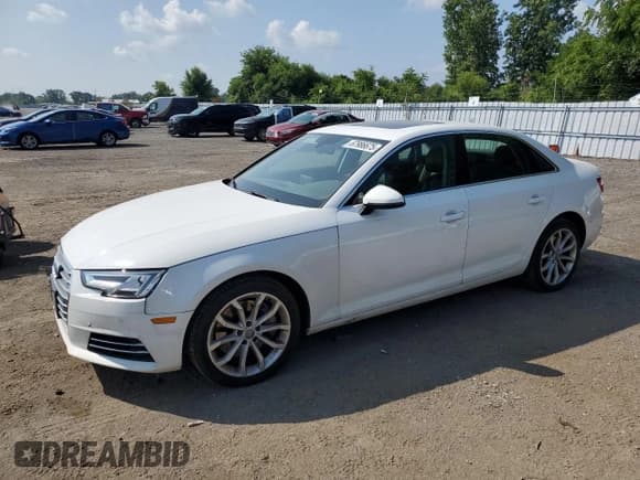 ✅ 2017 Audi A4 Progressiv • VIN: WAUBNAF41HN041436 • Lot: 67986675. Wystawiony na Copart z przebiegiem 336 090 mil. Bezpłatny archiwum sprzedaży aukcyjnych z USA i szczegółowy raport historii pojazdu na DreamBid. Zdjęcie 1.