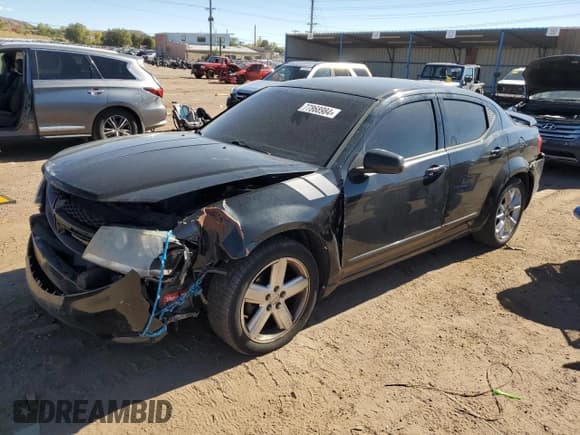 ✅ 2013 Dodge Avenger R/T • VIN: 1C3CDZBG3DN663155 • Лот: 77868984. Опубликован ранее на Copart с пробегом 177 209 миль. Бесплатный доступ к архиву аукционных продаж из США и подробный отчёт об истории автомобиля на DreamBid. Изображение 1.
