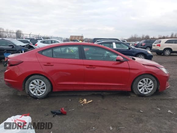 ✅ 2019 Hyundai Elantra SE • VIN: 5NPD74LF8KH493887 • Lot: 41824058. Listed on IAAI with 53,107 mi. Free auction sales archive from the USA and detailed vehicle history report at DreamBid. Image 14.