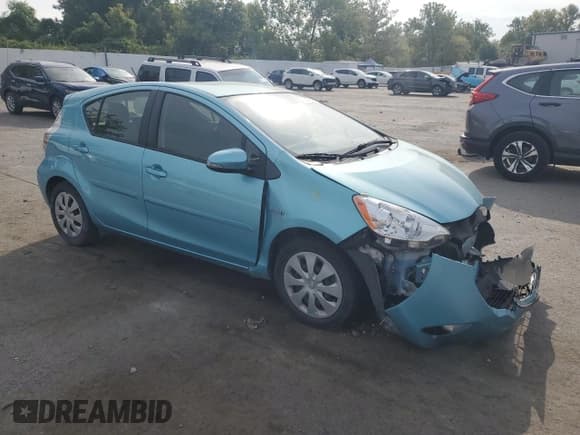 ✅ 2014 Toyota Prius One • VIN: JTDKDTB3XE1078874 • Lot: 80961805. Listed on Copart with Not provided. Free auction sales archive from the USA and detailed vehicle history report at DreamBid. Image 4.