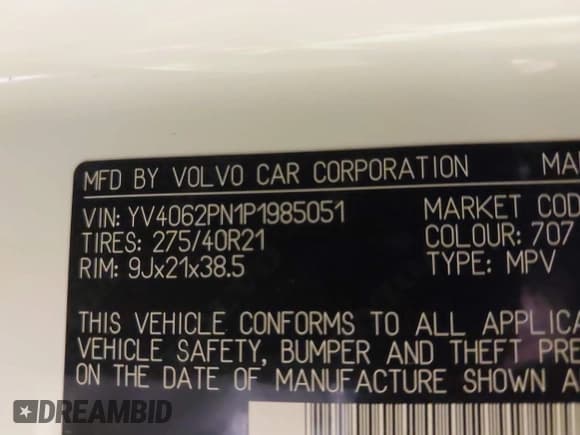 ✅ 2023 Volvo XC90 Plus • VIN: YV4062PN1P1985051 • Лот: 41890979. Опубликован ранее на IAAI с пробегом 60 922 миль. Бесплатный доступ к архиву аукционных продаж из США и подробный отчёт об истории автомобиля на DreamBid. Изображение 18.