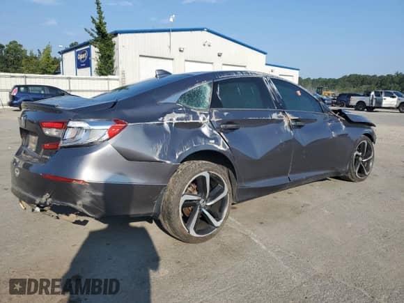 2018 Honda Accord Sport с VIN 1HGCV1F39JA076884, выставлен на аукционе Copart как лот 81511745 с пробегом Не указан миль и Списание • Salvage title. История ставок и продаж доступна на DreamBid. Изображение 3.