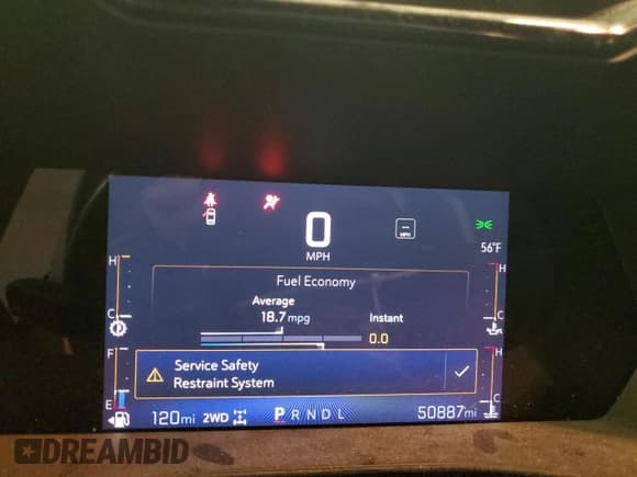 ✅ 2023 Chevrolet Colorado 4WD Z71 • VIN: 1GCPTDEK9P1226369 • Lot: 90457775. Listed on Copart with 50,887 mi. Free auction sales archive from the USA and detailed vehicle history report at DreamBid. Image 9.