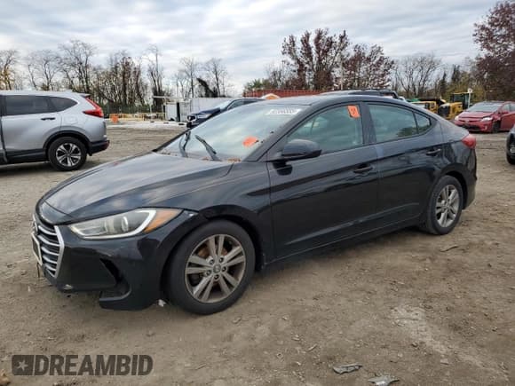 ✅ 2017 Hyundai Elantra Limited • VIN: 5NPD84LF5HH058508 • Lot: 92356555. Listed on Copart with 120,156 mi. Free auction sales archive from the USA and detailed vehicle history report at DreamBid. Image 1.