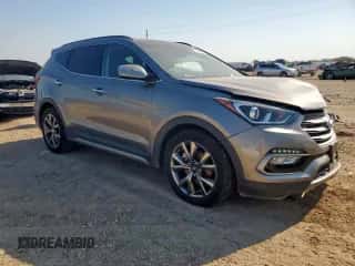 2017 Hyundai Santa Fe Ultimate with VIN 5XYZWDLA8HG440586, listed as a Copart auction lot 71643065 with 92,351 mi miles and Salvage title. Bid and sale history available at DreamBid. Image 4.