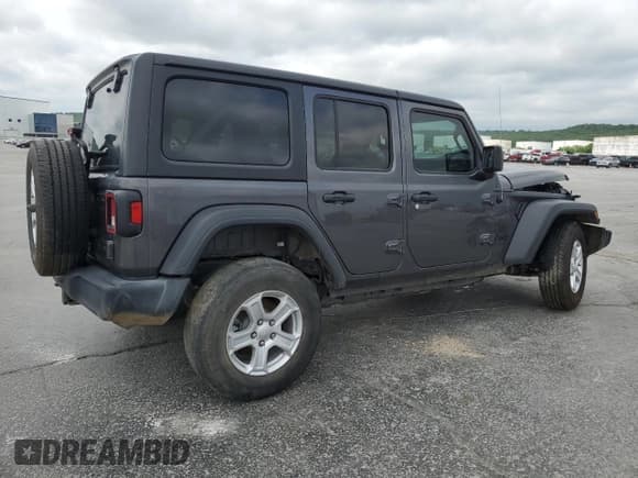 ✅ 2022 Jeep Wrangler Unlimited Sport S • VIN: 1C4HJXDGXNW175635 • Лот: 54228875. Опубликован ранее на Copart с пробегом 42 512 миль. Бесплатный доступ к архиву аукционных продаж из США и подробный отчёт об истории автомобиля на DreamBid. Изображение 3.