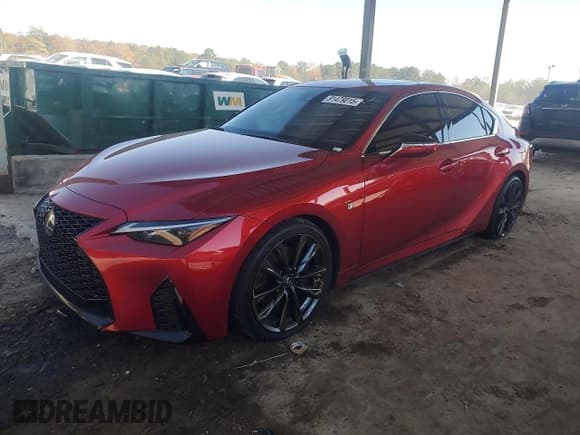 ✅ 2023 Lexus IS 350 F Sport • VIN: JTHGZ1B25P5071585 • Lot: 91479015. Listed on Copart with 27,400 mi. Free auction sales archive from the USA and detailed vehicle history report at DreamBid. Image 1.