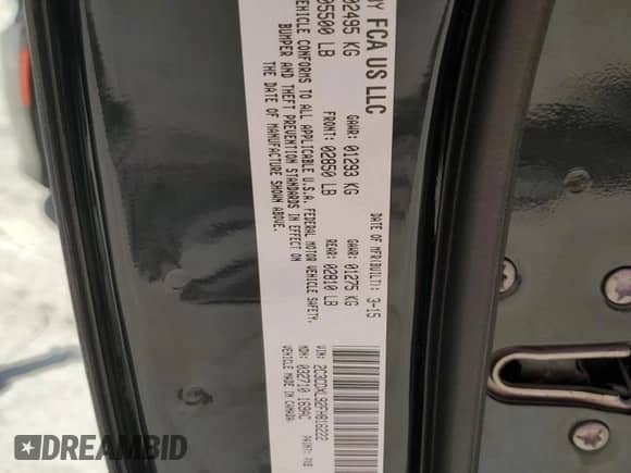 2015 Dodge Charger SRT Hellcat z VIN 2C3CDXL92FH816222, wystawiony jako Copart lot #57322815 z przebiegiem 110 998 mil mil oraz Szkoda całkowita • Salvage title. Historia ofert i sprzedaży dostępna na DreamBid. Obrazek 12.