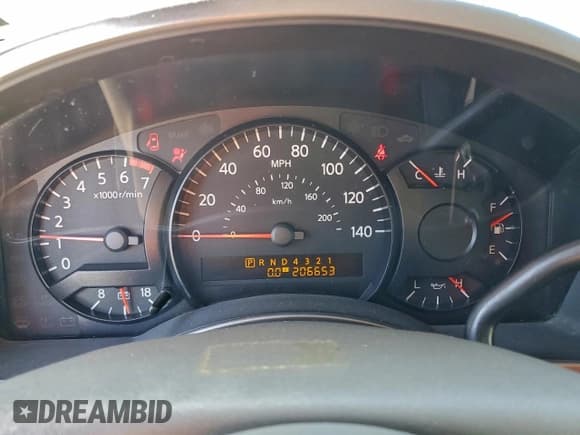✅ 2005 Nissan Titan SE • VIN: 1N6AA06A25N544525 • Lot: 94275505. Listed on Copart with 206,653 mi. Free auction sales archive from the USA and detailed vehicle history report at DreamBid. Image 9.