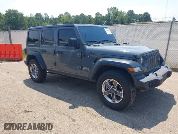 ✅ 2019 Jeep Wrangler Unlimited Sport S • VIN: 1C4HJXDG8KW535173 • Лот: 42985243. Опубликован ранее на IAAI с пробегом 94 474 миль. Бесплатный доступ к архиву аукционных продаж из США и подробный отчёт об истории автомобиля на DreamBid. Изображение 1.