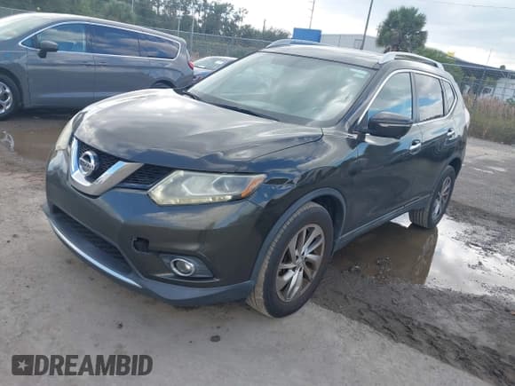 ✅ 2014 Nissan Rogue SL • VIN: 5N1AT2MT4EC863607 • Lot: 43621182. Listed on IAAI with 215,581 mi. Free auction sales archive from the USA and detailed vehicle history report at DreamBid. Image 6.