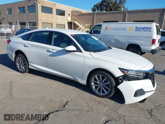 ✅ 2022 Honda Accord LX • VIN: 1HGCV1F19NA002076 • Lot: 41319844. Wystawiony na IAAI z przebiegiem 32 452 mil. Bezpłatny archiwum sprzedaży aukcyjnych z USA i szczegółowy raport historii pojazdu na DreamBid. Zdjęcie 1.