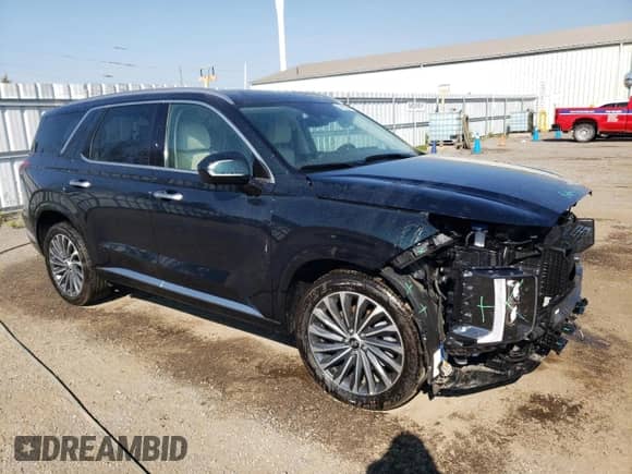 2024 Hyundai Palisade Limited с VIN KM8R5DGE5RU802336, выставлен на аукционе Copart как лот 70825004 с пробегом 1 519 миль миль и Списание • Salvage title. История ставок и продаж доступна на DreamBid. Изображение 4.