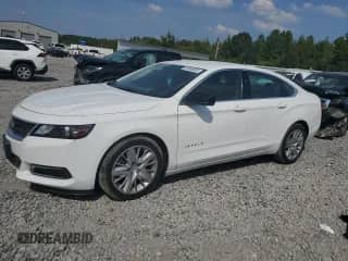 2015 Chevrolet Impala LS with VIN 2G11X5SL7F9164454, listed as a Copart auction lot 81006935 with 119,195 mi miles and Salvage title. Bid and sale history available at DreamBid. Image 1.