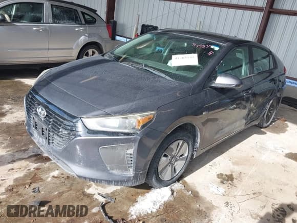 ✅ 2017 Hyundai Ioniq Blue • VIN: KMHC65LC7HU040722 • Lot: 41405199. Wystawiony na IAAI z przebiegiem 124 049 mil. Bezpłatny archiwum sprzedaży aukcyjnych z USA i szczegółowy raport historii pojazdu na DreamBid. Zdjęcie 2.