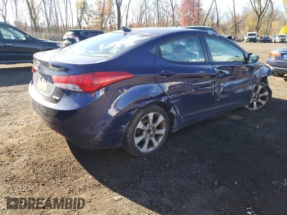 ✅ 2012 Hyundai Elantra Limited • VIN: 5NPDH4AE3CH081028 • Lot: 90985025. Wystawiony na Copart z przebiegiem 79 884 mil. Bezpłatny archiwum sprzedaży aukcyjnych z USA i szczegółowy raport historii pojazdu na DreamBid. Zdjęcie 3.