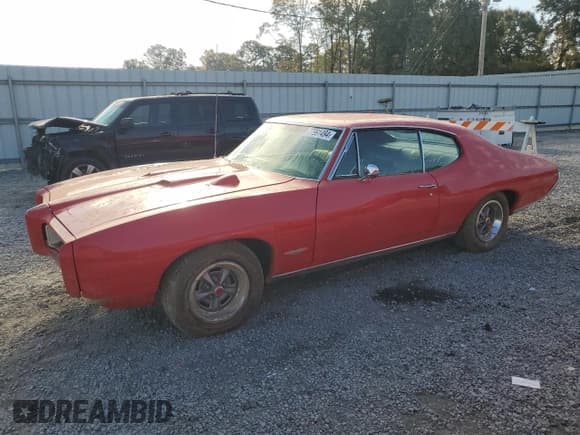 ✅ 1968 Pontiac GTO • VIN: 242378P364150 • Лот: 77991494. Опубликован ранее на Copart с пробегом 45 628 миль. Бесплатный доступ к архиву аукционных продаж из США и подробный отчёт об истории автомобиля на DreamBid. Изображение 1.