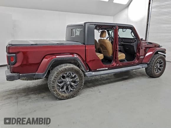 ✅ 2021 Jeep Gladiator Overland • VIN: 1C6HJTFG2ML519116 • Lot: 91868515. Listed on Copart with 65,859 mi. Free auction sales archive from the USA and detailed vehicle history report at DreamBid. Image 3.