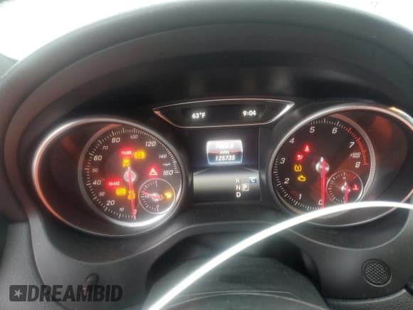 ✅ 2017 Mercedes-Benz CLA 250 • VIN: WDDSJ4GB8HN438497 • Lot: 80331855. Listed on Copart with 125,735 mi. Free auction sales archive from the USA and detailed vehicle history report at DreamBid. Image 9.