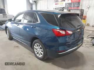 2020 Chevrolet Equinox LT z VIN 3GNAXUEV4LL151143, wystawiony jako IAAI lot #43100439 z przebiegiem 50 646 mil mil oraz . Historia ofert i sprzedaży dostępna na DreamBid. Obrazek 3.