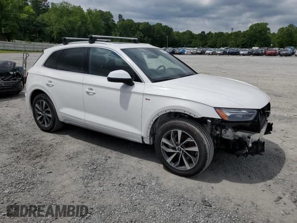 ✅ 2023 Audi Q5 S line Premium Plus • VIN: WA1EAAFY5P2057146 • Lot: 54384905. Listed on Copart with 41,467 mi. Free auction sales archive from the USA and detailed vehicle history report at DreamBid. Image 4.