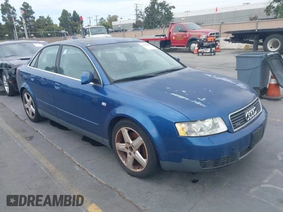 ✅ 2004 Audi A4 3.0L • VIN: WAULT68E64A068145 • Lot: 43263260. Wystawiony na IAAI z przebiegiem 188 673 mil. Bezpłatny archiwum sprzedaży aukcyjnych z USA i szczegółowy raport historii pojazdu na DreamBid. Zdjęcie 1.
