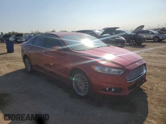 ✅ 2014 Ford Fusion Titanium Hybrid • VIN: 3FA6P0RU1ER135559 • Lot: 86840715. Listed on Copart with 195,422 mi. Free auction sales archive from the USA and detailed vehicle history report at DreamBid. Image 4.