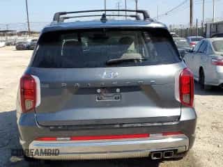 2023 Hyundai Palisade Calligraphy with VIN KM8R74GE2PU554473, listed as a Copart auction lot 71216104 with 10,405 mi miles and Salvage title. Bid and sale history available at DreamBid. Image 6.