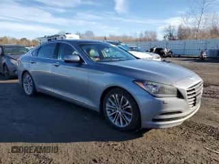 2015 Hyundai Genesis 3.8L z VIN KMHGN4JE8FU070277, wystawiony jako Copart lot #87074754 z przebiegiem 149 148 mil mil oraz Czysty tytuł • Clean title. Historia ofert i sprzedaży dostępna na DreamBid. Obrazek 4.