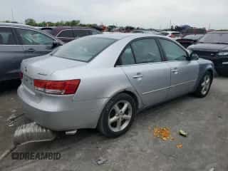 2006 Hyundai Sonata GLS with VIN 5NPEU46F46H065023, listed as a Copart auction lot 51932084 with Not provided miles and Salvage title. Bid and sale history available at DreamBid. Image 3.