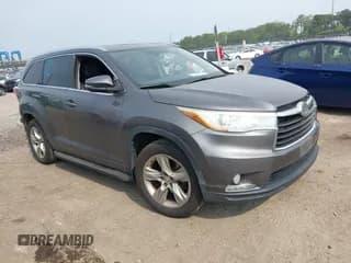 ✅ 2014 Toyota Highlander Limited • VIN: 5TDDKRFH0ES018032 • Лот: 42496712. Опубликован ранее на IAAI с пробегом 157 588 миль. Бесплатный доступ к архиву аукционных продаж из США и подробный отчёт об истории автомобиля на DreamBid. Изображение 1.