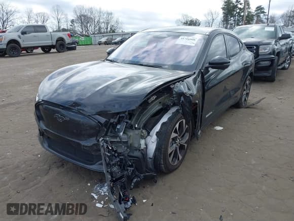 ✅ 2022 Ford Mustang Mach-E Premium • VIN: 3FMTK3R75NMA02044 • Lot: 41716908. Listed on IAAI with 34,871 mi. Free auction sales archive from the USA and detailed vehicle history report at DreamBid. Image 2.