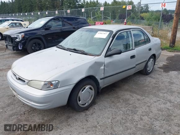 ✅ 1999 Toyota Corolla VE • VIN: 1NXBR12E8XZ243888 • Lot: 43007567. Listed on IAAI with Not provided. Free auction sales archive from the USA and detailed vehicle history report at DreamBid. Image 2.