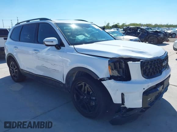 ✅ 2024 Kia Telluride SX X-Pro • VIN: 5XYP5DGC6RG500906 • Lot: 43608748. Listed on IAAI with 22,740 mi. Free auction sales archive from the USA and detailed vehicle history report at DreamBid. Image 1.