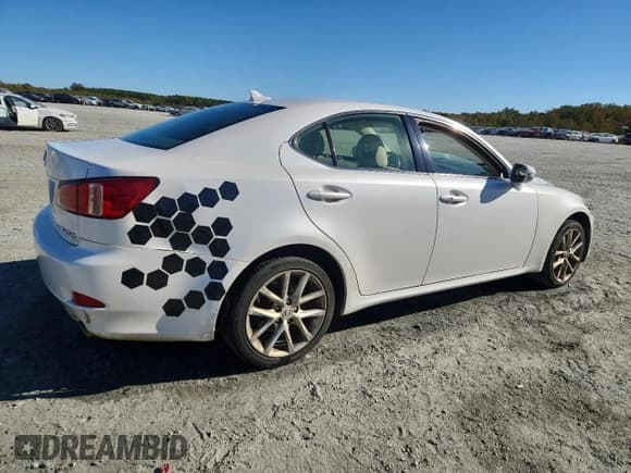 ✅ 2012 Lexus IS 250 • VIN: JTHCF5C23C5055912 • Lot: 89563425. Listed on Copart with 187,208 mi. Free auction sales archive from the USA and detailed vehicle history report at DreamBid. Image 3.