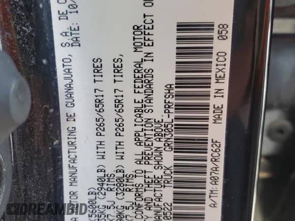 ✅ 2023 Toyota Tacoma SR • VIN: 3TYCZ5AN0PT110522 • Лот: 82789424. Опубликован ранее на Copart с пробегом 45 115 миль. Бесплатный доступ к архиву аукционных продаж из США и подробный отчёт об истории автомобиля на DreamBid. Изображение 13.