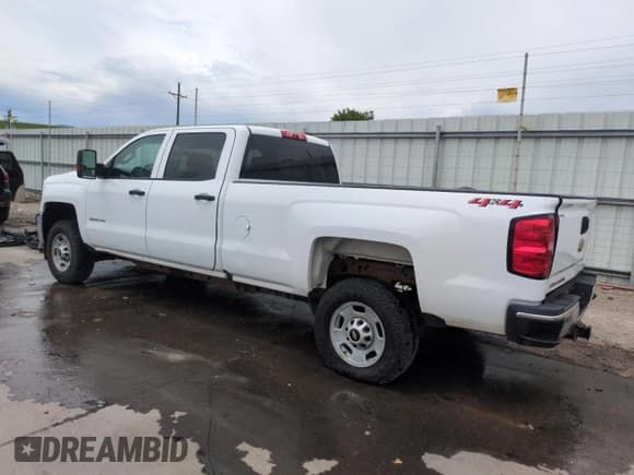 ✅ 2019 Chevrolet Silverado 2500HD Work Truck • VIN: 1GC1KREY7KF103126 • Лот: 58327105. Опубликован ранее на Copart с пробегом 191 511 миль. Бесплатный доступ к архиву аукционных продаж из США и подробный отчёт об истории автомобиля на DreamBid. Изображение 2.
