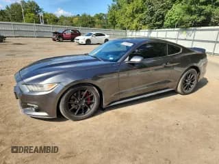 ✅ 2015 Ford Mustang EcoBoost Premium • VIN: 1FA6P8TH2F5403825 • Lot: 81870655. Listed on Copart with 93,302 mi. Free auction sales archive from the USA and detailed vehicle history report at DreamBid. Image 1.