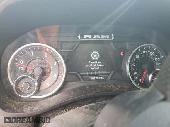 ✅ 2023 Ram 3500 Tradesman • VIN: 3C63R3GL2PG624478 • Lot: 67733555. Listed on Copart with 42,906 mi. Free auction sales archive from the USA and detailed vehicle history report at DreamBid. Image 9.