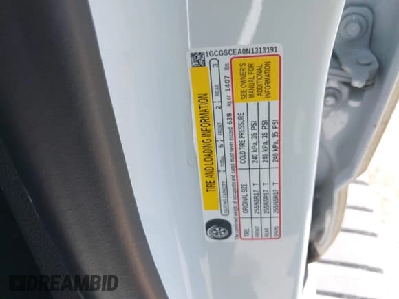 ✅ 2022 Chevrolet Colorado 2WD LT • VIN: 1GCGSCEA0N1313191 • Lot: 41976729. Listed on IAAI with 27,568 mi. Free auction sales archive from the USA and detailed vehicle history report at DreamBid. Image 9.