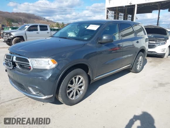 ✅ 2018 Dodge Durango SXT • VIN: 1C4RDJAG3JC112160 • Lot: 43697664. Listed on IAAI with 93,311 mi. Free auction sales archive from the USA and detailed vehicle history report at DreamBid. Image 2.